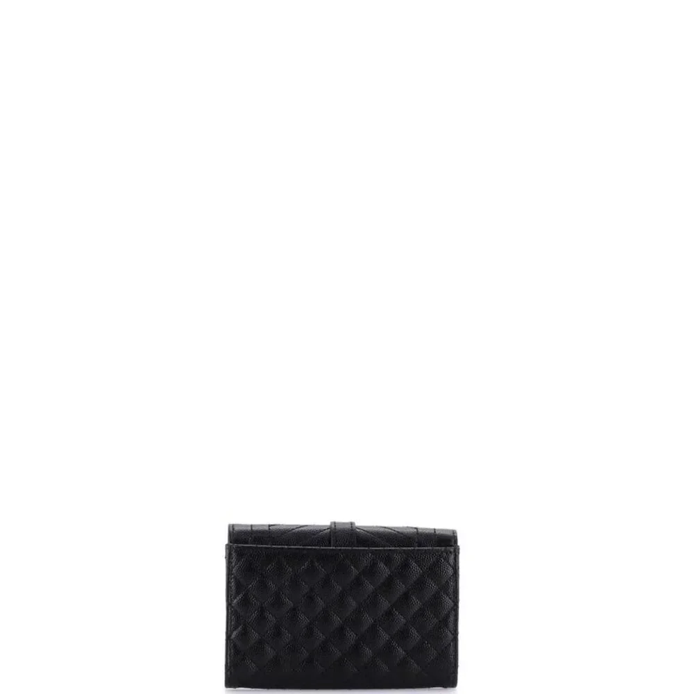 Classic Monogram Flap Wallet Mixed Matelasse Leather Small - Picture 3 of 6
